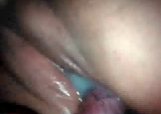 Dog cums inside of her tight cunt