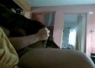 Pet pleases owner dick in homemade zoophilia XXX