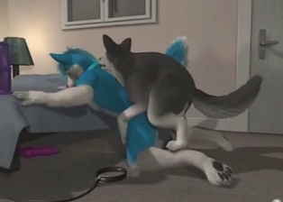 3D zoophile furry porn with a hard-dicked doggo